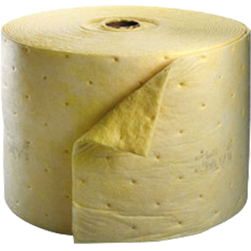 Tampon absorbant pour produits chimiques, Lourd, 150' lo x 15,25" la, Absorption 35,9 gal Helyx Safety & Industrial Supplies