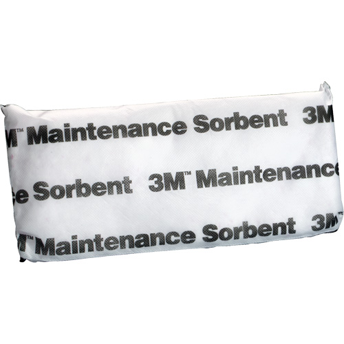 Maintenance Sorbent Pillow, Oil Only, 15" L x 7" W, 12.6 gal Absorbency/Pkg. Helyx Safety & Industrial Supplies