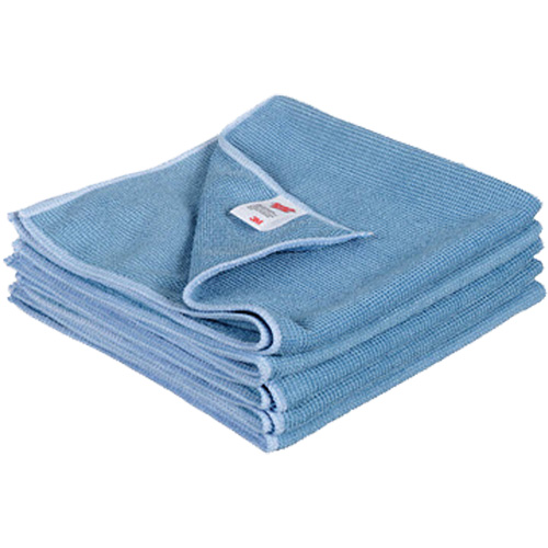 Scotch-Brite High Performance Cleaning Cloth, Microfibre, Blue Helyx Safety & Industrial Supplies
