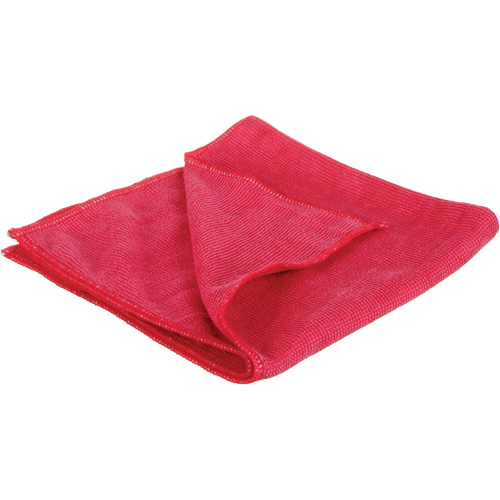 Scotch-Brite High Performance Cleaning Cloth, Microfibre, Red Helyx Safety & Industrial Supplies
