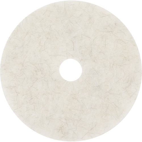 Natural Blend Pad, 17", Burnishing, White Helyx Safety & Industrial Supplies