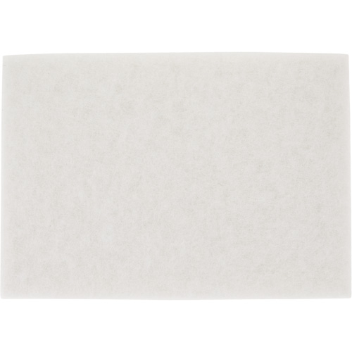 TopLine Speed Floor Pad, 14" x 20", Buffing/Cleaning/Polish, White Helyx Safety & Industrial Supplies