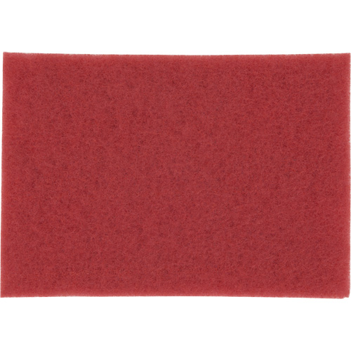 Hi-Performance Pad, 14" x32", Buffing/Cleaning, Red Helyx Safety & Industrial Supplies