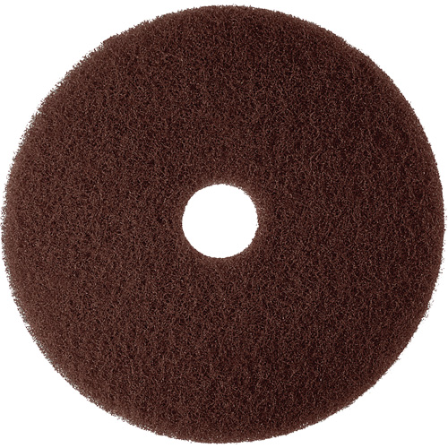 Natural Blend Pad, 12", Stripping, Brown Helyx Safety & Industrial Supplies