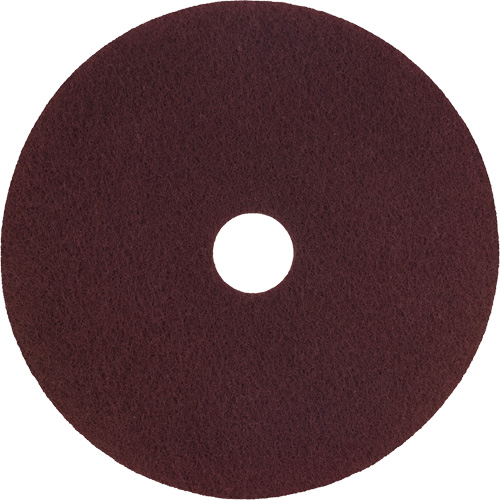 Natural Blend Pad, 13", Scrubbing, Maroon Helyx Safety & Industrial Supplies