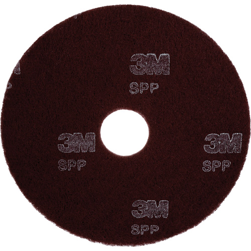 Hi-Performance Pad, 17", Stripping, Maroon Helyx Safety & Industrial Supplies