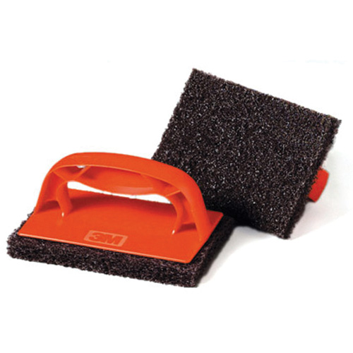 Scotch-Brite Griddle Scrubber, 4" L x 6" W Helyx Safety & Industrial Supplies