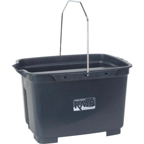 Seau double, Capacit&eacute; de 4,75 gal. US (19 pintes), Gris Helyx Safety & Industrial Supplies