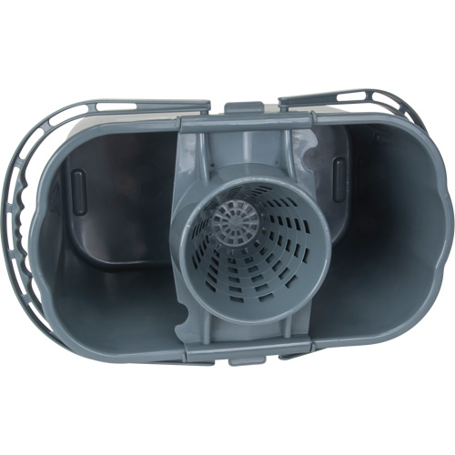 Seau et essoreuse pour vadrouille, Passoire, 3,75 gal. US (15 pintes), Gris Helyx Safety & Industrial Supplies