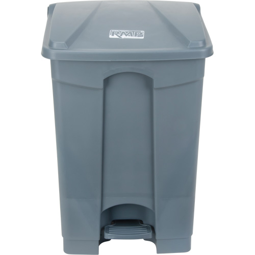 Poubelle &agrave; p&eacute;dale, Plastique, Capacit&eacute; 12 gal. US Helyx Safety & Industrial Supplies