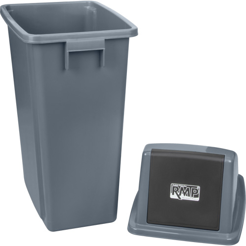 Garbage Can, Plastic, 15 US gal. Helyx Safety & Industrial Supplies