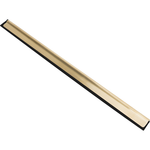 Window Squeegee Blade, 14", Rubber, Brass Frame Helyx Safety & Industrial Supplies