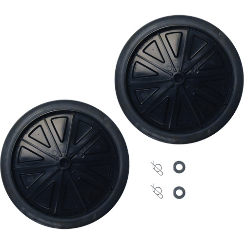 Replacement Wheel Kit for Receptacle Dolly Helyx Safety & Industrial Supplies