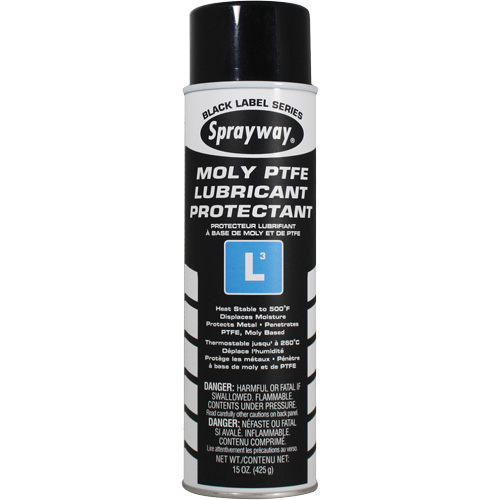 Lubrifiant protecteur au molybd&egrave;ne et PTFE L3, Canette a&eacute;rosol Helyx Safety & Industrial Supplies