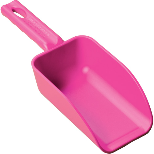Mini Hand Scoop, Plastic, Pink, 16 oz. Helyx Safety & Industrial Supplies