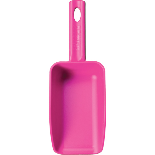 Mini Hand Scoop, Plastic, Pink, 16 oz. Helyx Safety & Industrial Supplies