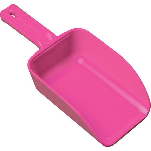 Small Hand Scoop, Plastic, Pink, 32 oz. Helyx Safety & Industrial Supplies