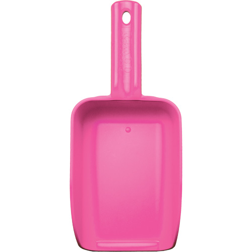 Small Hand Scoop, Plastic, Pink, 32 oz. Helyx Safety & Industrial Supplies