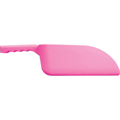 Large Hand Scoop, Plastic, Pink, 82 oz. Helyx Safety & Industrial Supplies