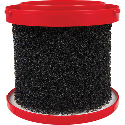 Filtre pour aspirateur de liquides, Mousse, Pour 1,6 - 2,5 gal. US Helyx Safety & Industrial Supplies