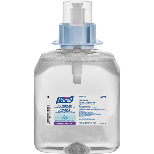 FMX-12 Green Certified Advanced Moisturizing Hand Rub, 1.2 L, Cartridge Refill, 70% Alcohol Helyx Safety & Industrial Supplies