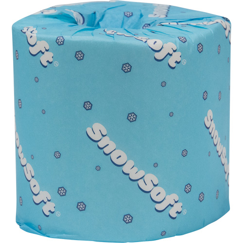 Snow Soft Premium Toilet Paper, 2 Ply, 500 Sheets/Roll, 145' Length, White Helyx Safety & Industrial Supplies