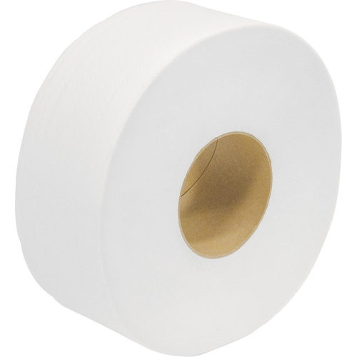 Snow Soft Premium Mini JRT Toilet Paper, Jumbo Roll, 2 Ply, 650' Length, White Helyx Safety & Industrial Supplies