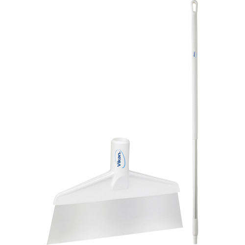 Grattoir &agrave; plancher avec manche, Blanc, 9-3/5" la x 55-9/10" lo Helyx Safety & Industrial Supplies
