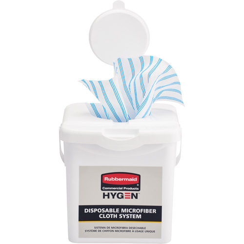 Seau de chargement pour chiffons microfibres, Blanc Helyx Safety & Industrial Supplies