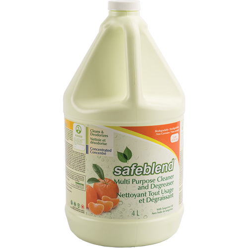 Nettoyant tout usage &agrave; l'huile de tangerine, 4 L, Cruche Helyx Safety & Industrial Supplies