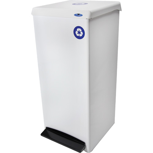 Poubelle &agrave; commande au pied, Acier, 25 gal. US Helyx Safety & Industrial Supplies