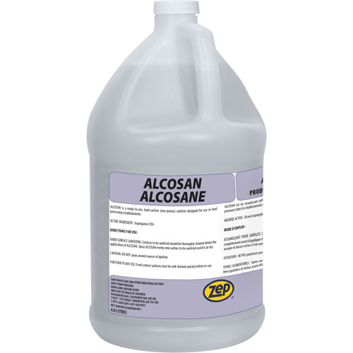 D&eacute;sinfectant de surfaces dures Alcosan, 4 L, Cruche Helyx Safety & Industrial Supplies
