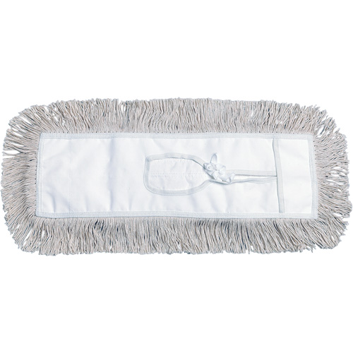 Vadrouille &agrave; &eacute;pousseter, Style &agrave; attacher, Coton, 18" lo x 5" la Helyx Safety & Industrial Supplies
