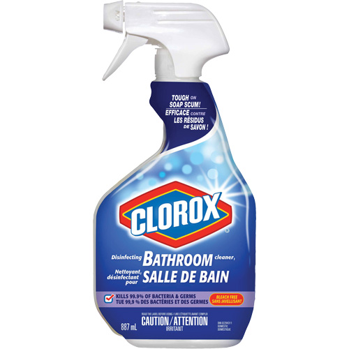 Nettoyant d&eacute;sinfectant pour salle de bain, 887 ml, Bouteille &agrave; g&acirc;chette Helyx Safety & Industrial Supplies
