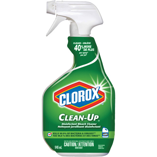 Nettoyant d&eacute;sinfectant Clean-Up, 946 ml, Bouteille &agrave; g&acirc;chette Helyx Safety & Industrial Supplies