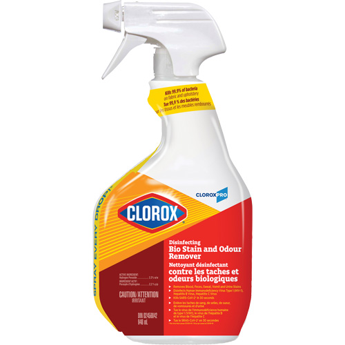 Disinfecting Bio Stain & Odour Remover, 946 ml, Trigger Bottle Helyx Safety & Industrial Supplies