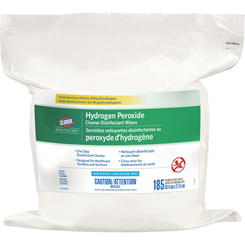 Healthcare&reg; Hydrogen Peroxide Cleaner Disinfecting Wipes, 185 Count Helyx Safety & Industrial Supplies