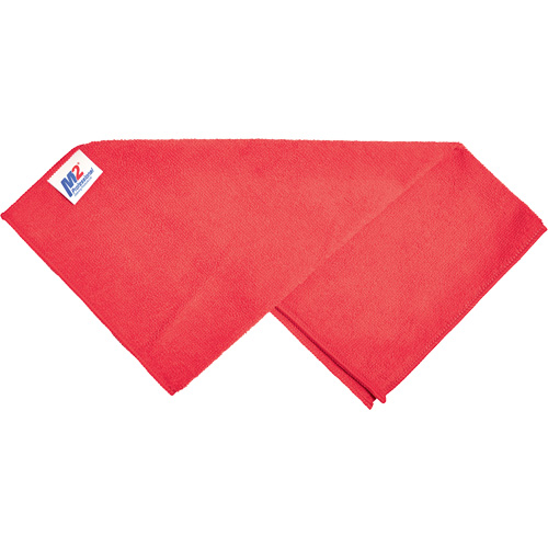 Chiffon de nettoyage, Microfibre, Rouge Helyx Safety & Industrial Supplies