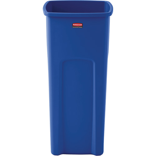 Untouchable&reg; Square Recycling Container, Bulk, Plastic, 23 US gal. Helyx Safety & Industrial Supplies