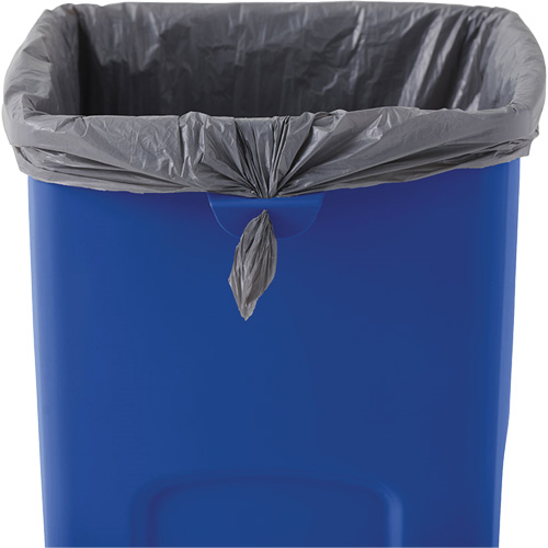 Untouchable&reg; Square Recycling Container, Bulk, Plastic, 23 US gal. Helyx Safety & Industrial Supplies