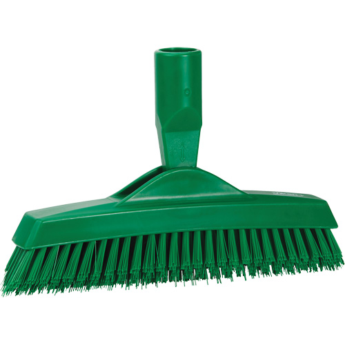 Grout Brush, Stiff Bristles, 9-1/4" Long, Green Helyx Safety & Industrial Supplies