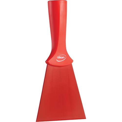 Nylon Scraper with Threaded Handle, Red, 4" W x 8" L Helyx Safety & Industrial Supplies