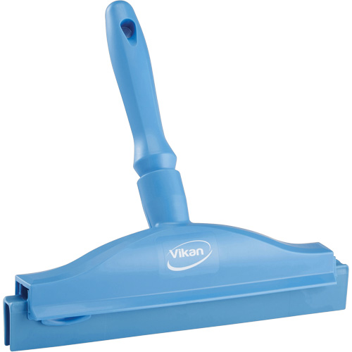 Raclette &agrave; lame double ultra hygi&eacute;nique, 10", Bleu Helyx Safety & Industrial Supplies
