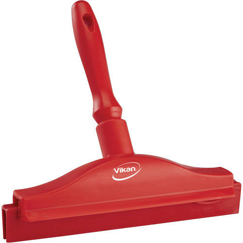 Raclette &agrave; lame double ultra hygi&eacute;nique, 10", Rouge Helyx Safety & Industrial Supplies