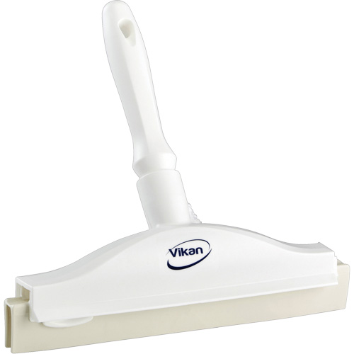 Double Blade Ultra Hygiene Squeegee, 10", White Helyx Safety & Industrial Supplies