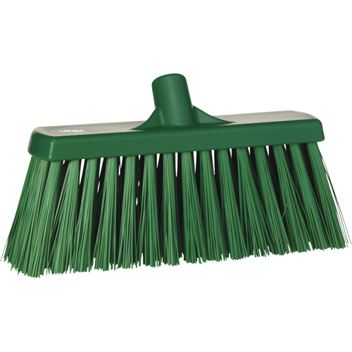 Balai-brosse robuste, Crins Ferme, 13", Polyester, Vert Helyx Safety & Industrial Supplies