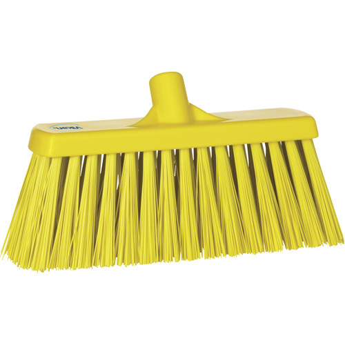Balai-brosse robuste, Crins Ferme, 13", Polyester, Jaune Helyx Safety & Industrial Supplies