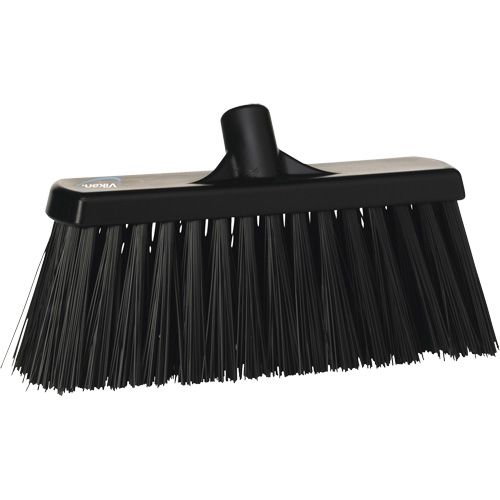 Balai-brosse robuste, Crins Ferme, 13", Polyester, Noir Helyx Safety & Industrial Supplies
