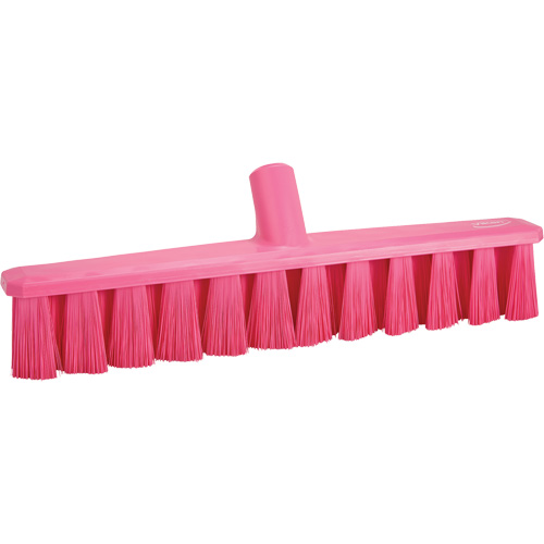 UST Push Broom, Medium Bristles, 15-1/4", Polyester, Pink Helyx Safety & Industrial Supplies