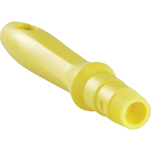 Mini Handle, Brush/Pad Holder/Scraper/Squeegee, Yellow, Standard, 6-1/4" L Helyx Safety & Industrial Supplies